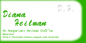 diana heilman business card